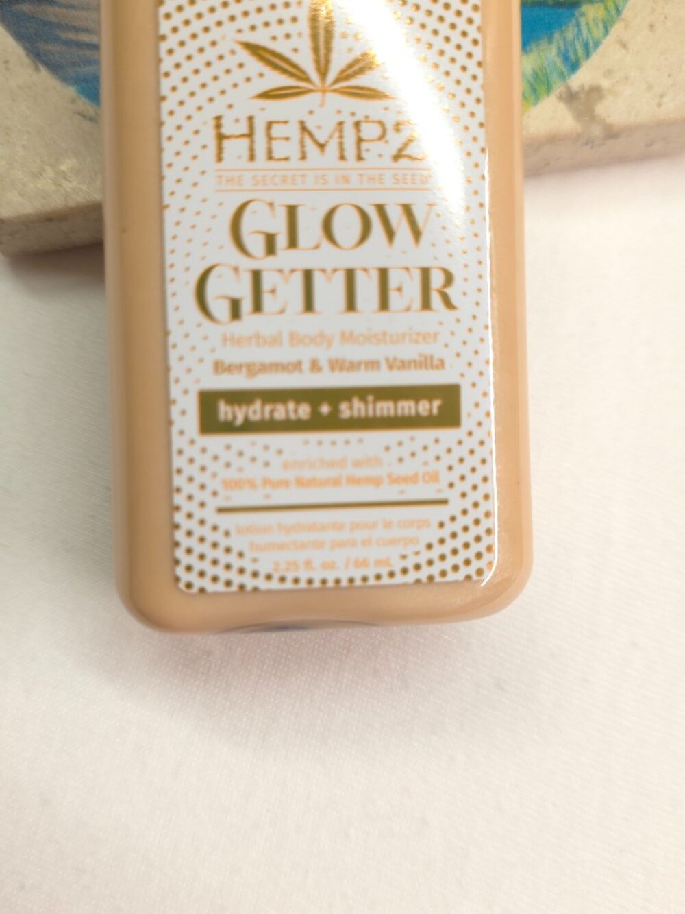 Hempz Glow Getter Shimmer Herbal Body Moisturizer - 2.25 66ml - Picture 7 of 7